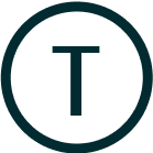 circle with the letter T in the middle representing the acronym TIME